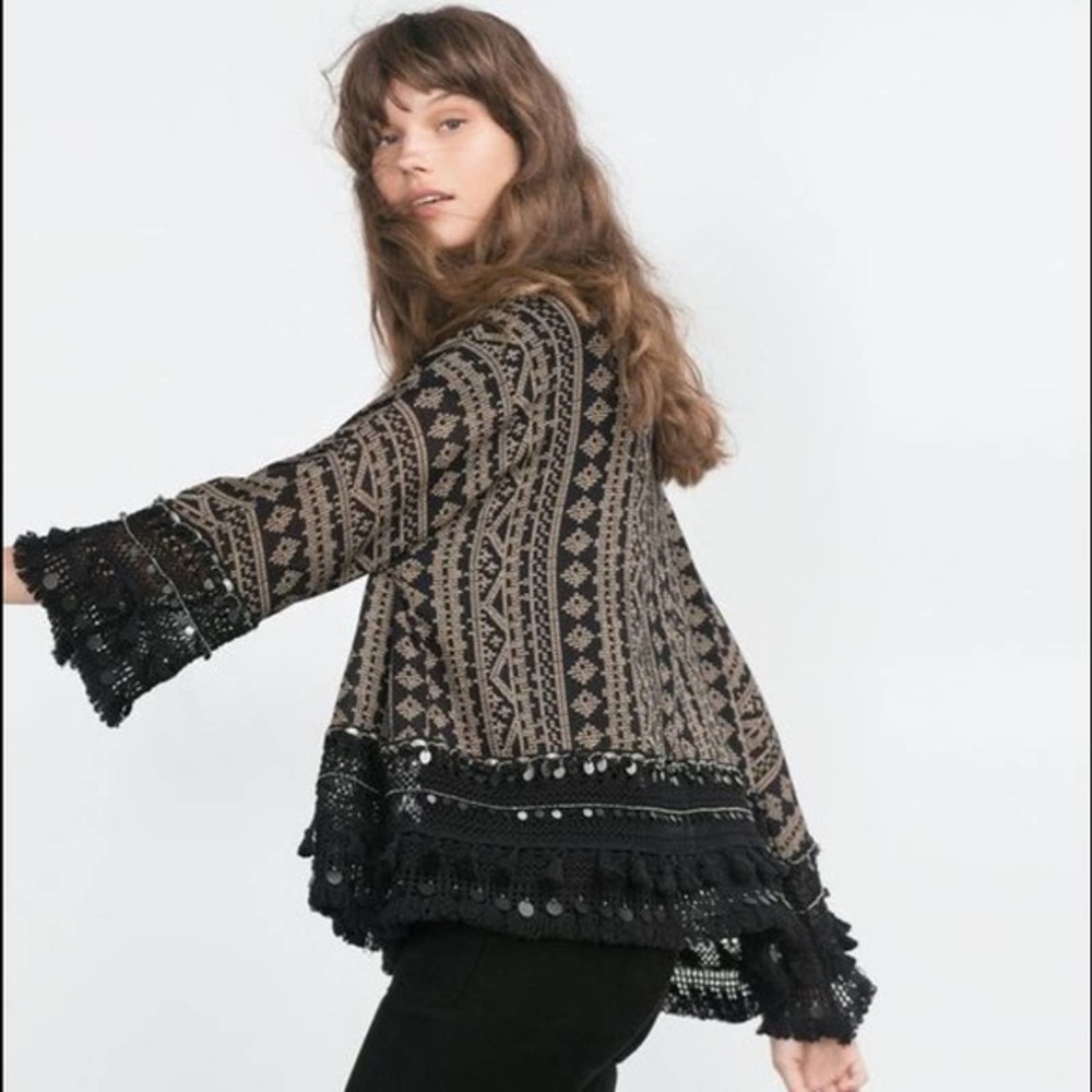 Zara printed kimono